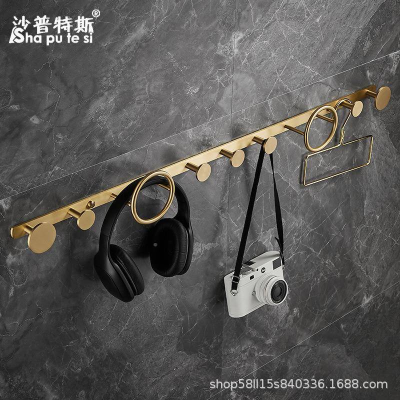 白色衣帽无痕挂多功能挂架钩门后钩钩无品牌/收纳挂衣架免置钉物