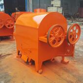 大型动控滚温筒炒机封闭式 菜籽芝麻炒籽机VDS全自动货花生自炒料