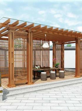 铝合葡萄花园爬藤金葡萄架仿木架别墅户外庭纹院葡萄架花CGT架防