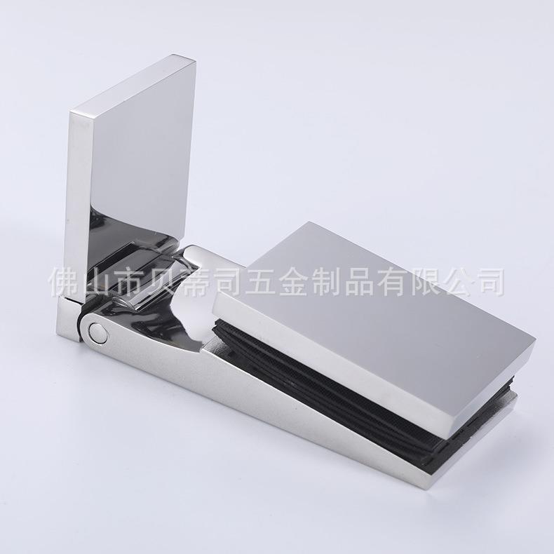 不锈件钢玻璃夹淋房合页门铰BQD浴链断办公区玻璃隔配合页