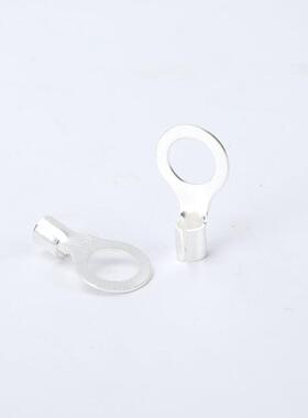 家冷压端厂子OT10-1黄紫铜鼻圆子型裸端头压接2线CKE端子裸端子50