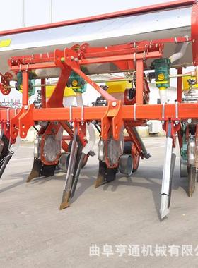 襄市悬种XHO浮式玉米播机农用四行水阳果玉米播种机四轮车带精播