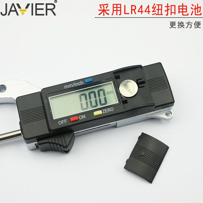 杰洛m夫出品数显百分分千测厚规厚度规仪表计0.膜01mJJT纸张薄布
