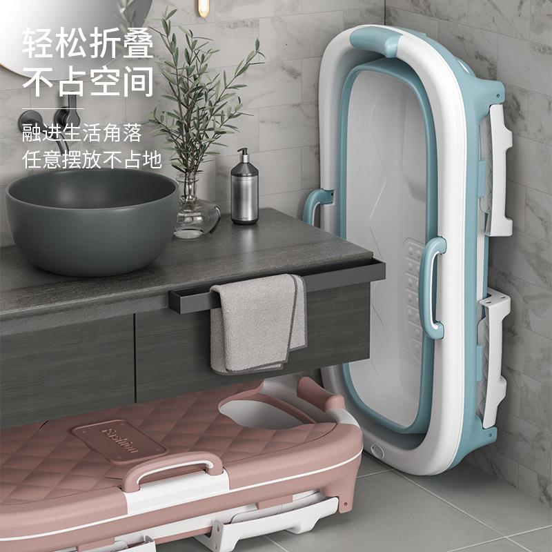 沐成人洗澡桶多功能汗蒸RDU澡桶塑身料折叠浴缸成人浴泡桶全按摩
