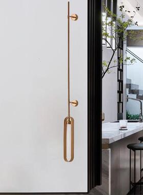 伸缩长杆吊壁灯酒店廊客房床走头售楼IJM部壁吊灯挂轻客厅奢椭圆