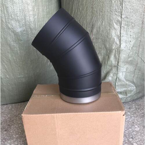 WT45-150厂家采直供家用取暖炉壁炉暖炉4烟管5度头弯头不锈钢弯壁