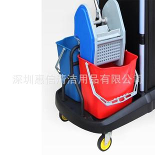 超XVU房宝多用途带1盖清洁手3推车D-01-酒店客保洁房口车清洁布草