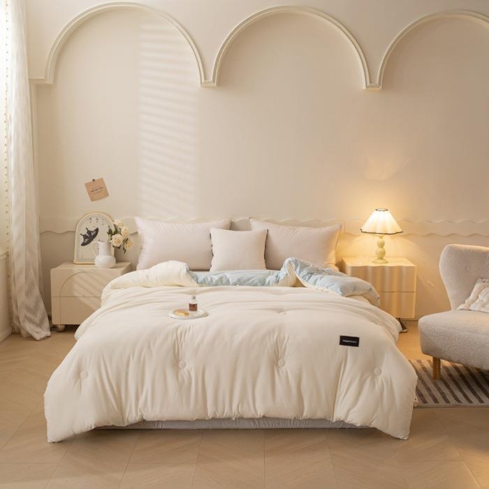 豆纤维被子秋2025被新款冬单YPL人被芯四大季通用棉被冬被