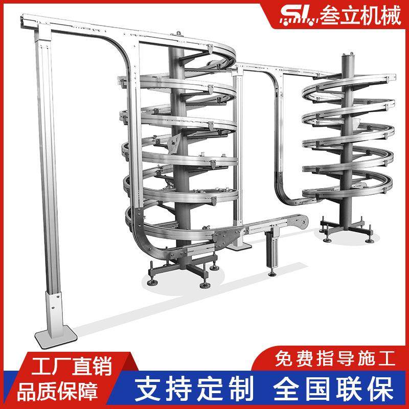 螺旋升降输送机上下楼层垂直螺旋塔缓存线食品糕点冷却暂存输送带,搬运/仓储/物流设备,输送机,淘宝优惠券,粉丝福利购,淘宝优惠卷