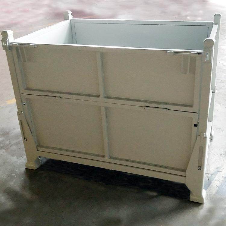 可堆式铁板箱重型仓储笼厂家现货供应折叠式金属周转箱,五金/工具,仓储笼,淘宝优惠券,粉丝福利购,淘宝优惠卷