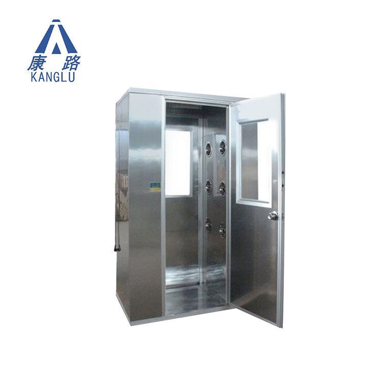 促销FLB-1B/1A/1C全不锈钢自动风淋室价格单人单吹不锈钢风淋间