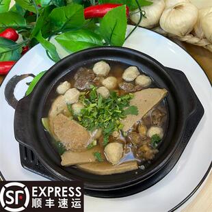 临清特产八大碗清真美食杂拌扣碗散装松花焖子丸子里脊黄焖鸡羊杂