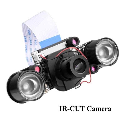适配于树莓派IR-CUT摄像头可切换夜视模式监控摄像头兼容4B/3B+
