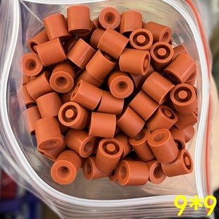 穿孔机硅胶止水塞9 9打孔机旋转头止水柱铜管皮塞橡胶圈密封圈8