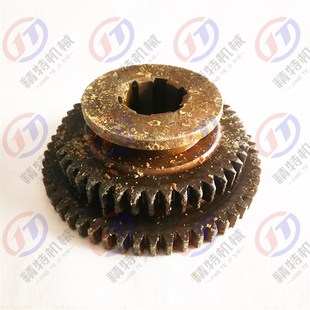 南京机床C6136A C618 齿45 车床配件 内花键双联齿轮2056 盐城