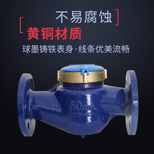 正品埃美柯LXS-E球铁旋翼湿式冷水表099Q   DN15---DN 65