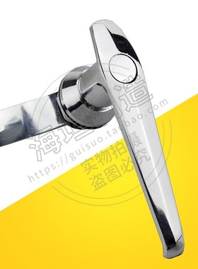 加厚加强型通讯柜门把手MS304-2电柜门锁镀铬工具箱配电柜把手锁