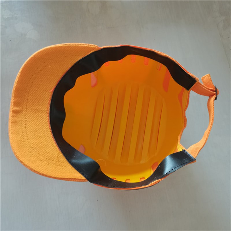 铁路巡道帽子 蓝黄帽子男女职工橘色布帽 铁路黄帽 防砸防撞帽子