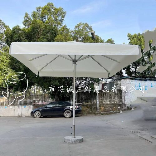 商用摆摊铝合金中柱遮阳伞