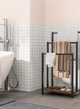 多层毛巾架浴室置物用架室内约落地Z231107-架收纳挂衣衣简架家厂