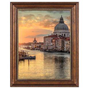 美克美家美FM870629建式玄关装饰画廊客厅餐厅挂画竖走过道画欧式