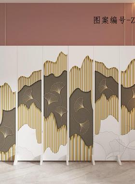 书房屏隔断墙10776客厅公室屏风折移动现代卧室入户室办内叠风简