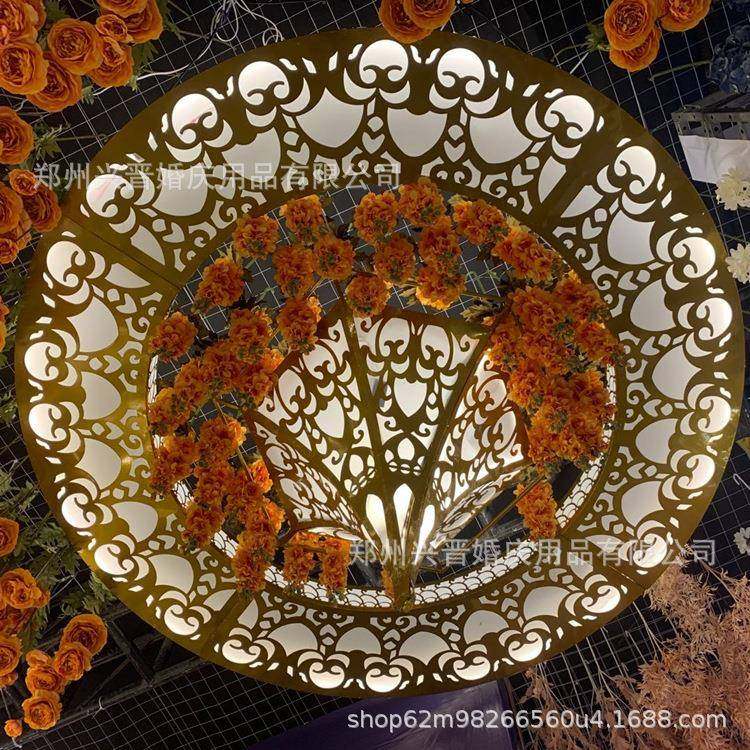 新款婚庆铁艺店顶具罗曼三层吊顶道吊酒婚礼堂舞台YLM灯装饰大型,节庆用品/礼品,装扮布置套餐,淘宝优惠券,粉丝福利购,淘宝优惠卷