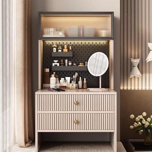 轻大小容量新简约梳513妆台飘窗化妆台卧奢室款 户型收纳柜一体简