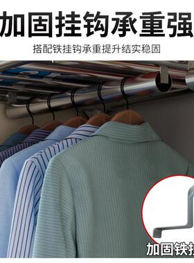 易衣柜出租房简用全钢架加粗CT19100J加厚结布艺组装衣柜小型简约