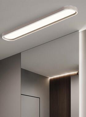 2025台年新款964极简l入ed走廊过道灯户玄关灯衣长帽间灯阳条吸顶