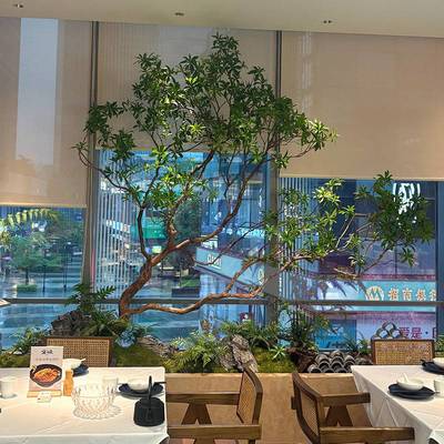 仿真绿植马醉木软装景观酒店别墅造景装饰植被室内外落地装饰假树