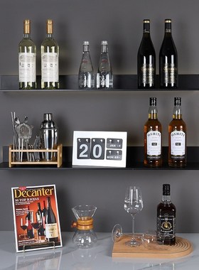 简约样板房厨房装饰样板间饰品摆件高级酒柜R红酒洋酒软装装饰