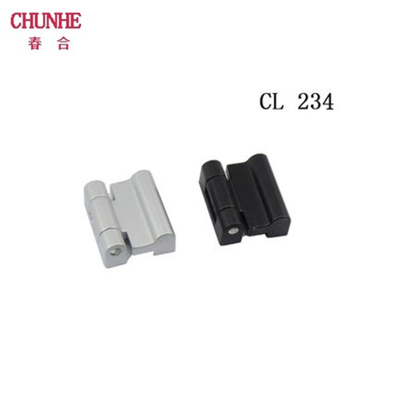 CL234亚黑 网络机柜铰链 工业机柜小合页 HL054卡式铰链