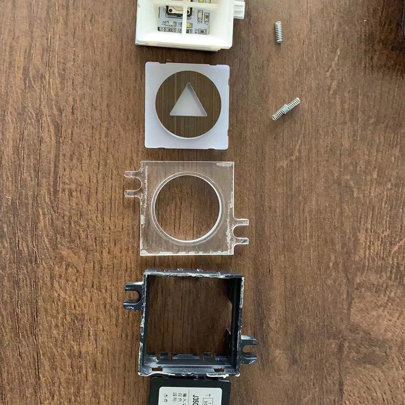 奥的斯电梯用杰奇双色按钮XZB160-TC/J3507-B00S-203-4P颜色备注