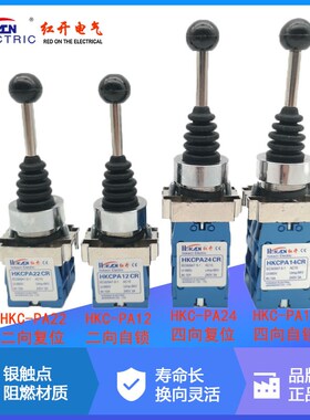 红开 十字开关 XD2 HKC-PA24CR/PA14CR 四向复位 PA22 PA12 两向