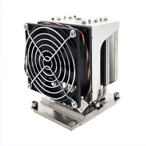 CPU双塔散热器镀镍热管s温控散热器鳍片电脑机箱散热器3647模组厂