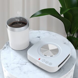 制冷杯垫快速冷热两用办公室宿舍B小制冰机水杯子恒温加热礼品杯