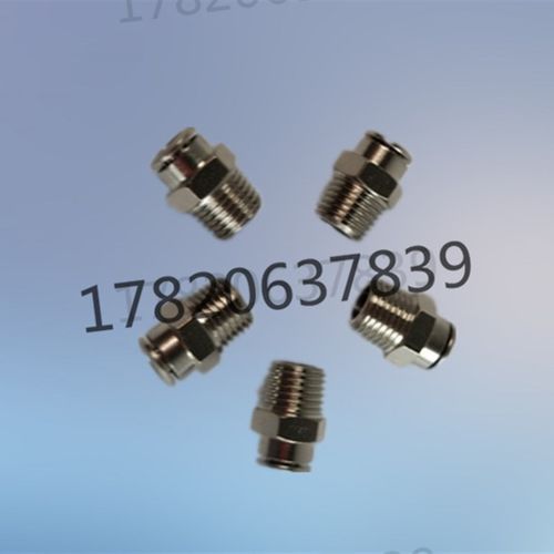 304不锈钢快插接头PC8 R1/4气动气管快速快接螺纹高压气嘴直通