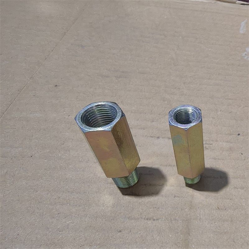 加长杆外丝Zg1/81/4转内丝英制锥螺纹高压铁材料外表镀锌0101