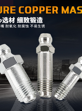 黄油枪嘴头枪嘴咀枪头配件挖机专用加长黄油嘴接头m6m8m10延长管