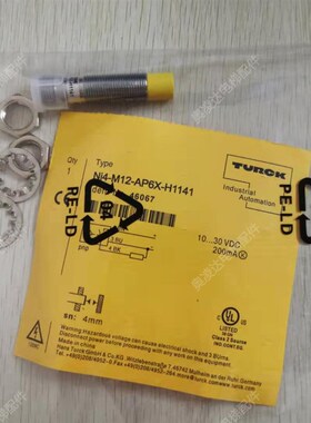 IFS242防水耐高温接插式接近开关传感器Ni4-M12-AN6X-H1141AP6X