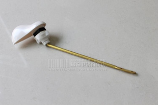 美式马桶侧面塑白色把 铜扳手 开关 按钮坐便器配件马桶水箱配件