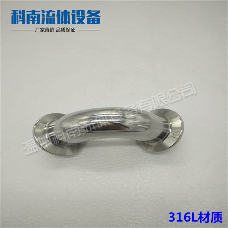 科南流体推荐不锈钢316卫生级快装弯头卡箍式 内外镜面现货齐全 - 实物图