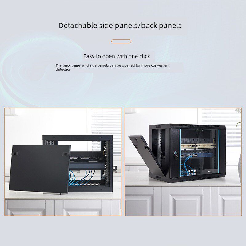 6U9U12U机柜壁挂式小型网络柜网络小柜2U4U壁挂式机柜开关放大器