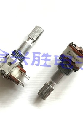 韩国LGEC精密旋转电位器双联A20K*2 汽车电位器20KAx2 轴长25MM