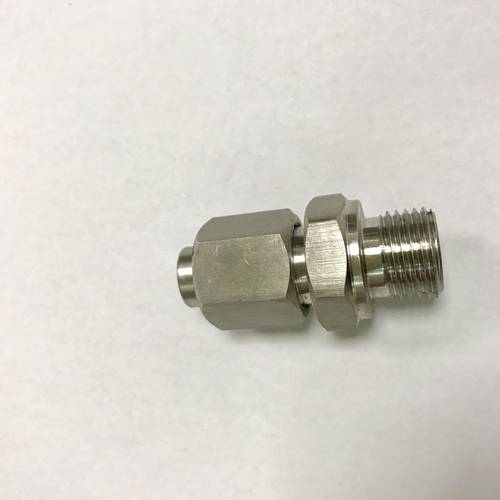 M16x1.5-10 不锈钢扩口式接头 可以扩口连接外径10mm铜管 外牙m16