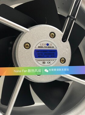 全新上海雷普F2E-260B-230 22580 AC230V微图机柜 变频器散热风扇