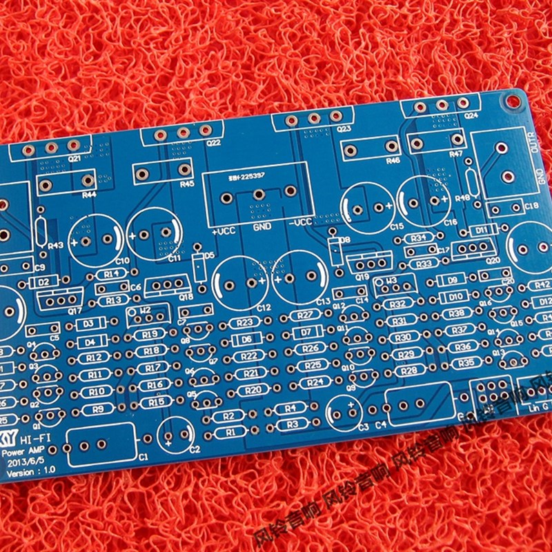 大功率 全对称 分立元件 功放板 pcb 空板 双声道 功放空板