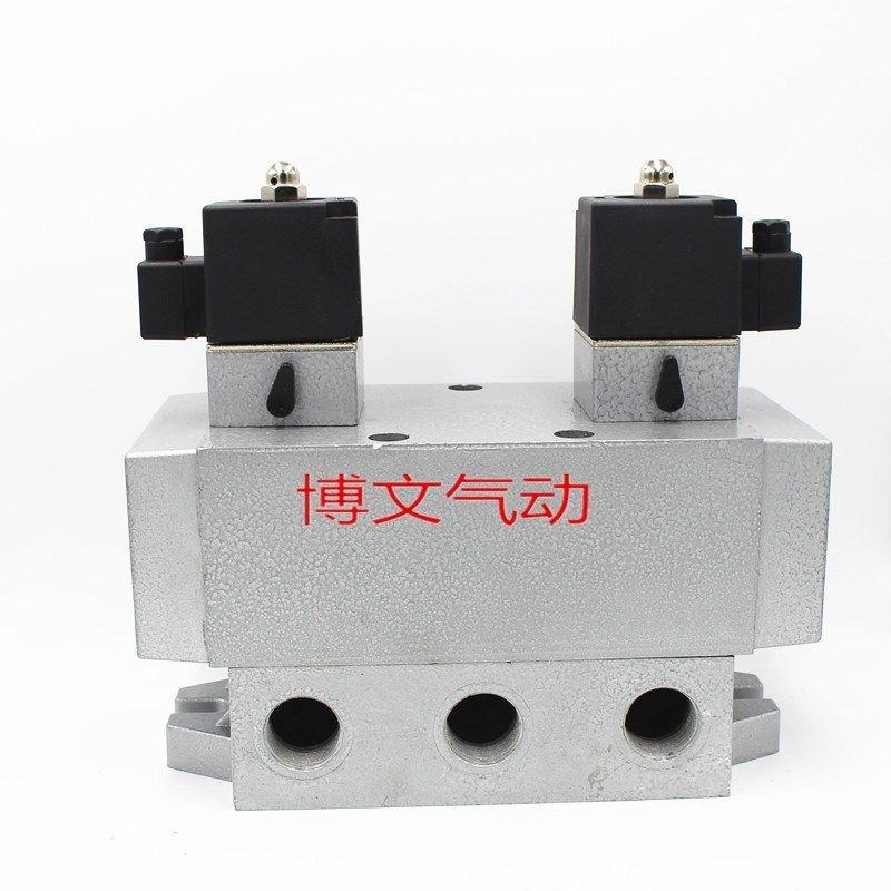二位五通双电控电磁阀K25D2H-20 K25D2-20换向阀