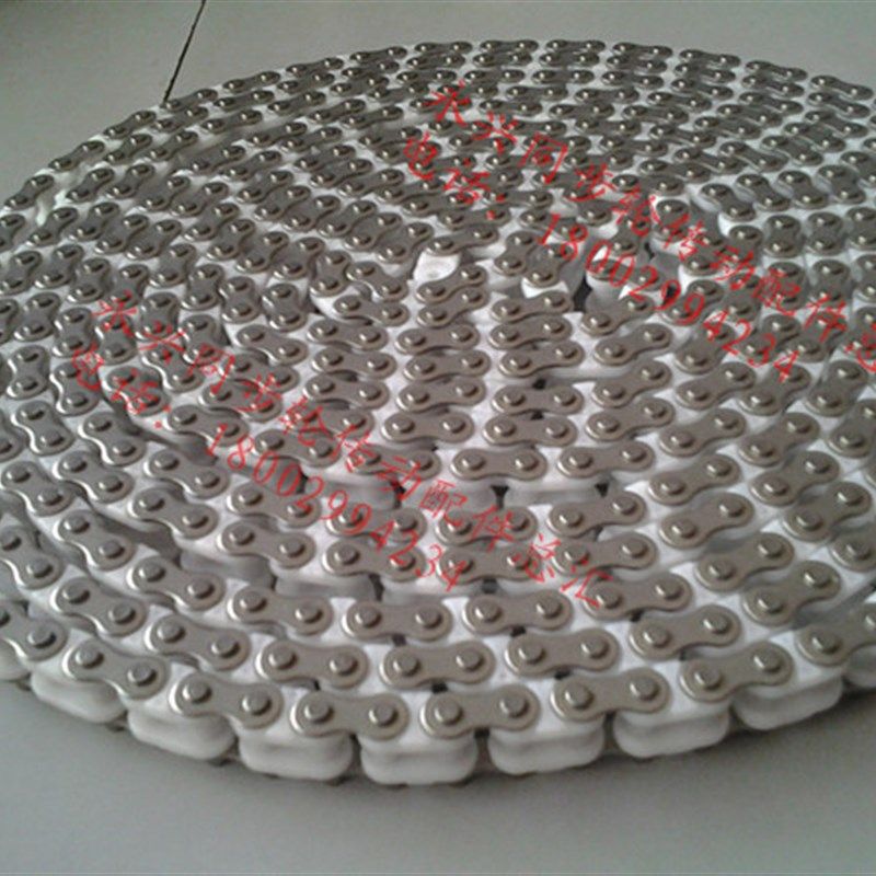 工业链条 塑料链条 6分不锈钢塑料 12Aspa 节距19.05 尼龙链条